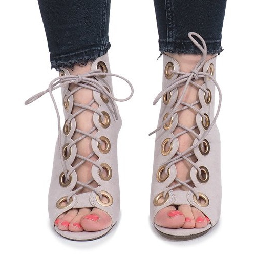 Botas cinza Sylviane 1