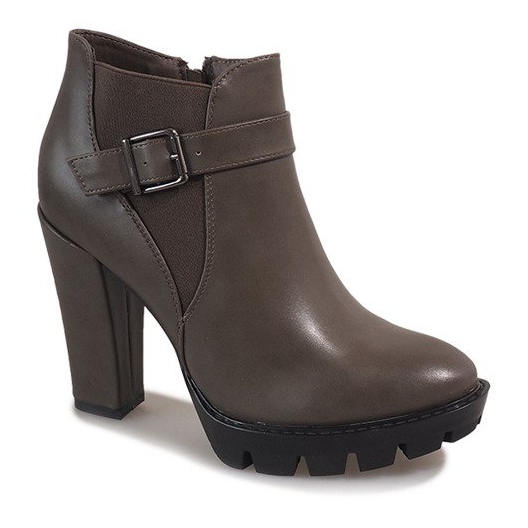 Botas cáqui no posto FP002 multicolorido verde 1