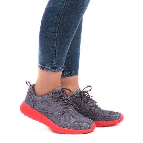 Tênis esportivos cinza RS-82516-4W 1