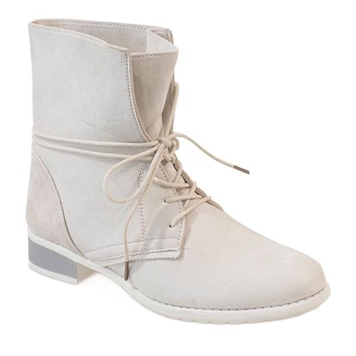 Botas de camurça bege 16006-53 1 Botas de camurça bege 16006-53 1