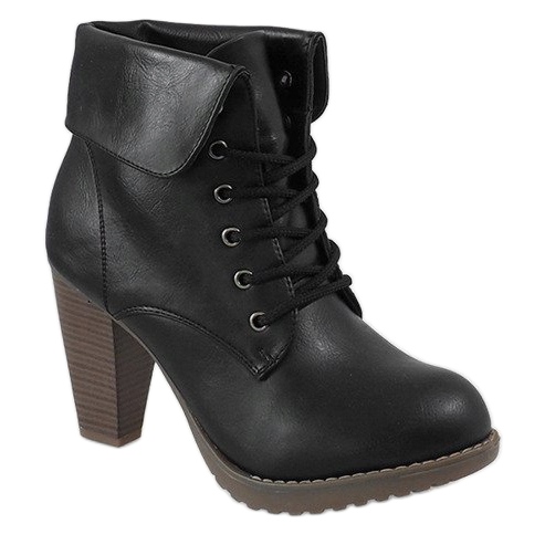 Botas pretas no poste KA13-O1H preto 1