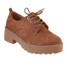 Salto baixo de camelo LL183 castanho 1 Salto baixo de camelo LL183 castanho 1