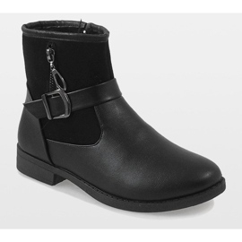 Botas pretas A-8 isoladas preto 1