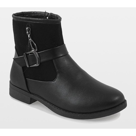 Botas pretas A-8 isoladas preto 1