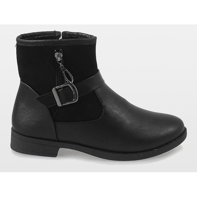 Botas pretas A-8 isoladas preto 2