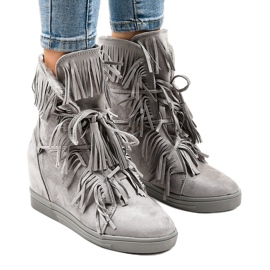 Tênis com isolamento cinza H6301AR-36 1 Tênis com isolamento cinza H6301AR-36 1