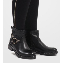 SDS Botas envoltórias pretas 7313-PA preto 1