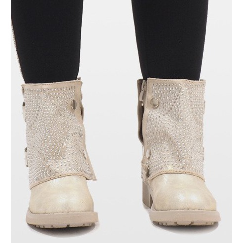 Marquiiz Botas decoradas com ouro 6352-PA dourado 1