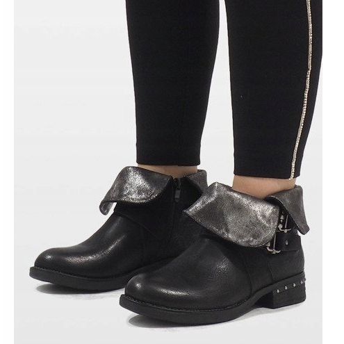 Marquiiz Botas envoltório preto F2083 1