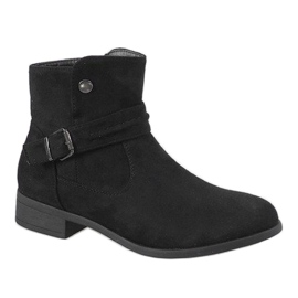 Kayla Shoes Botas pretas JKD-52 preto 1