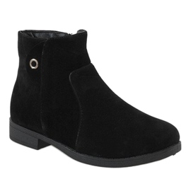 Kayla Shoes 885 botas pretas isoladas preto 1