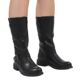 Sixth Sens Botas pretas elegantes da JW19 preto 1