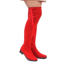 Foreverfolie Botas de camurça com isolamento vermelho H308 1