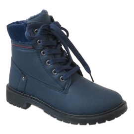 Botas femininas com isolamento azul marinho NR06-2 1 Botas femininas com isolamento azul marinho NR06-2 1