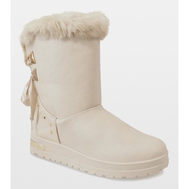 Botas de neve femininas bege AN-107 2