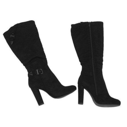 Botas pretas no poste isolado 617-1 preto 1