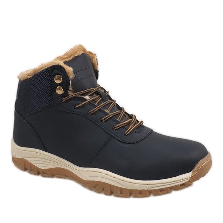 Botas de neve com isolamento azul marinho A1717-4 1 Botas de neve com isolamento azul marinho A1717-4 1