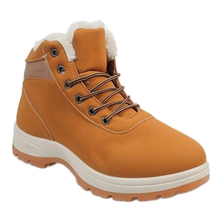 Botas de neve com isolamento de camelo A9580 castanho 2