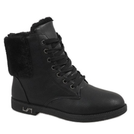 Botas pretas isoladas WX-05 preto 1