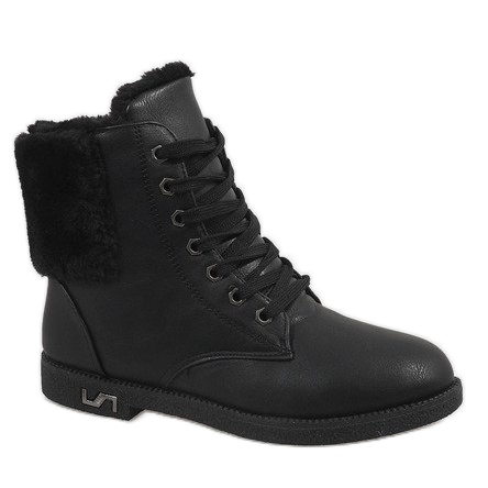 Botas pretas isoladas WX-05 preto 1