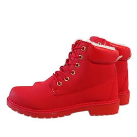 Botas isoladas pretas B1819-6 vermelho 2 Botas isoladas pretas B1819-6 vermelho 2