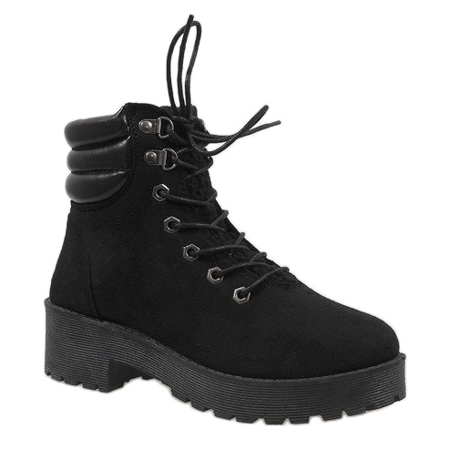 Botas G-51 de camurça preta preto 1 Botas G-51 de camurça preta preto 1