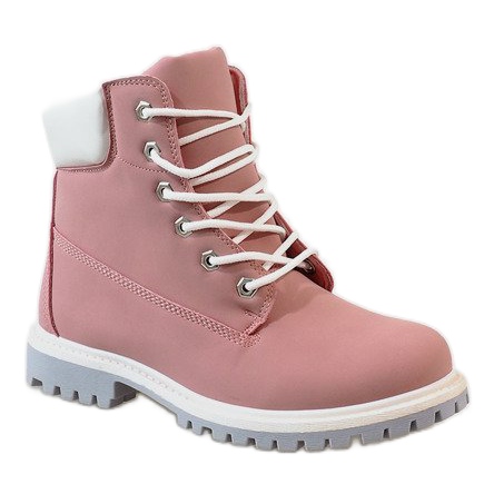 Botas de caminhada rosa 851 1