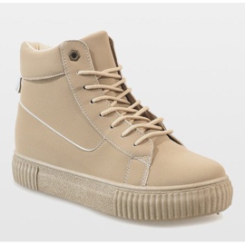 892-PA Bege Creepers Lace-Up 1 892-PA Bege Creepers Lace-Up 1