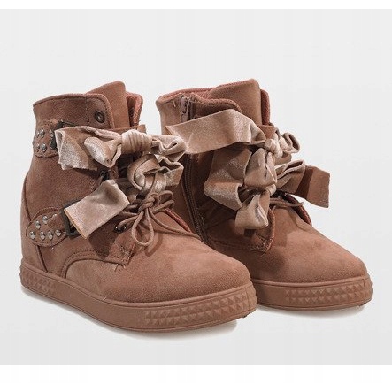 Snekaers rosa na cunha A-79 1