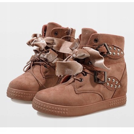 Snekaers rosa na cunha A-79 2