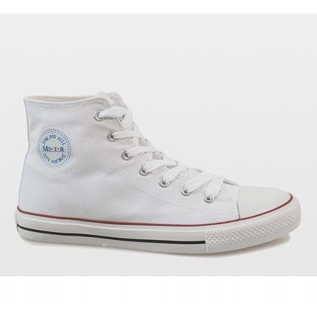 Tênis masculino clássico branco CQ-1401 2