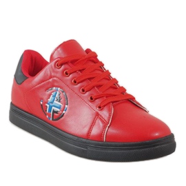 Tênis masculino vermelho D20533 1
