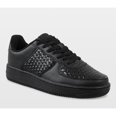 Sapatos esportivos Black Air Force preto 1