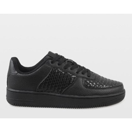 Sapatos esportivos Black Air Force preto 2