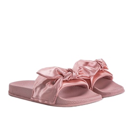 Chinelos rosa com laço 5835 1