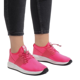 Sapatos esportivos rosa 499-Y 2