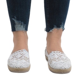Tênis de renda branca JX57P branco 2