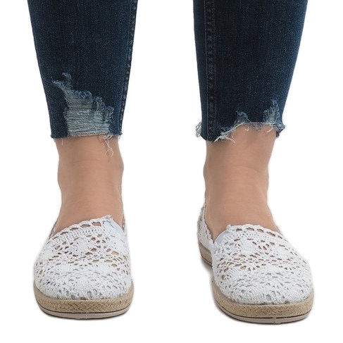 Tênis de renda branca JX57P branco 2