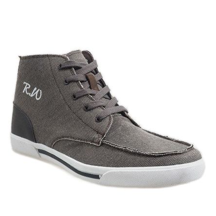 Sapatos altos elegantes castanhos F10455 marrom 1