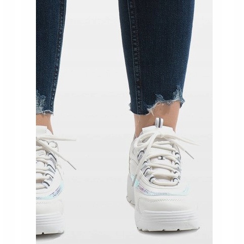 Calçados esportivos da moda brancos BO-62 2