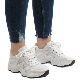 Sapatos esportivos da moda brancos KB-153 2