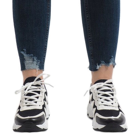 Sapatos esportivos da moda pretos KB-153 2