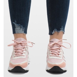 Sapatos esportivos da moda rosa KB-153 2