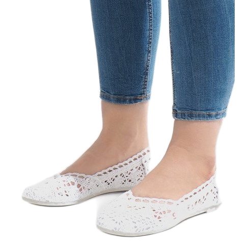 Tênis de renda branca JX59P branco 1