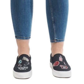 Tênis preto NB102P slip-on 1