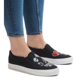 Tênis preto NB102P slip-on 2