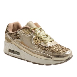 Calçados Esportivos Gold Shiny B64-1 dourado 1