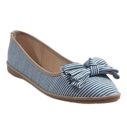 Bailarinas azuis com arco SK40 azul 1