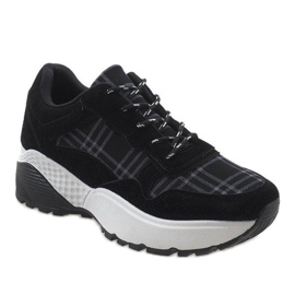 Sapatos esportivos da moda pretos 61012 1