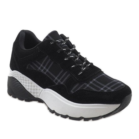 Sapatos esportivos da moda pretos 61012 1